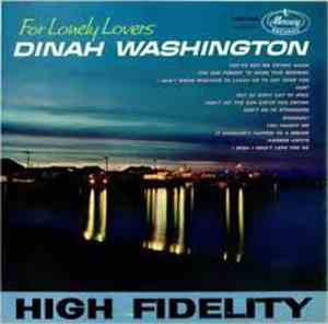 Dinah Washington - For Lonely Lovers