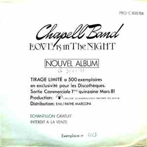 Chapell Band - Love Is In The Night