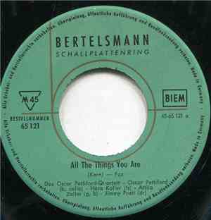 Das Oscar Pettiford-Quartett - All The Things You Are / Vienna Blues