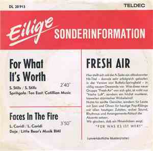 Fresh Air  - For What It's Worth