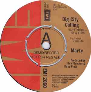 Marty  - Big City Calling