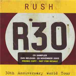 Rush - R30 CD Sampler