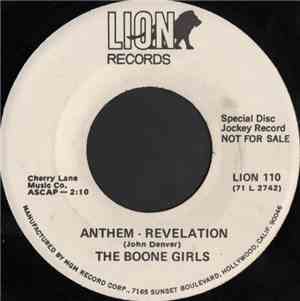The Boone Girls - Anthem - Revelation