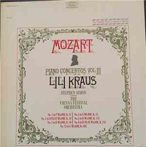 Mozart - Lili Kraus, Stephen Simon , The Vienna Festival Orchestra - Piano  ...