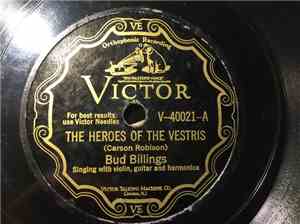 Bud Billings  - The Heroes Of The Vestris / The Wreck Of Number Nine