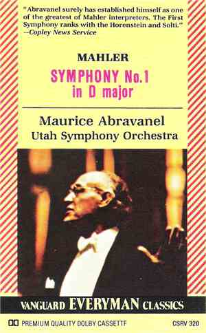 Mahler, Maurice Abravanel, Utah Symphony Orchestra - Symphony No. 1 In D Ma ...