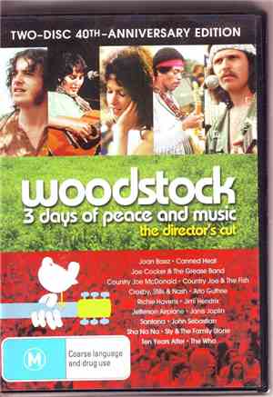 Various - Woodstock - 3 Days Of Peace And Music/The Director's Cut