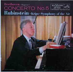 Beethoven, Rubinstein, Symphony Of The Air, Krips - Concerto No. 5 (Emperor ...