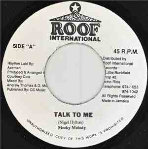 Meeky Melody - Talk To Me