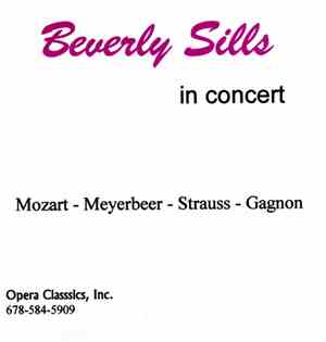 Beverly Sills - Beverly Sills In Concert