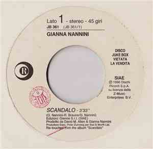 Gianna Nannini / Marco Masini - Scandalo / Ci Vorrebbe Il Mare