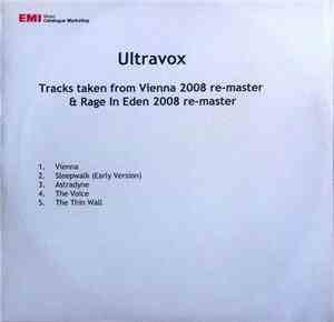 Ultravox - Tracks Taken From Vienna 2008 Re-master & Rage In Eden 2008 Re-m ...