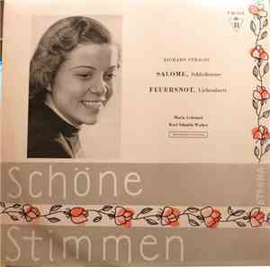 Cebotari ,  Schmitt-Walter, Strauss - Salome, Schlußszene / Feuersnot, Liebesduett