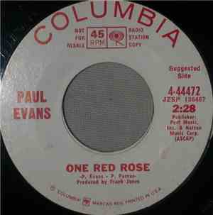 Paul Evans - One Red Rose / Bound To Silence