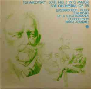 Tchaikovsky / Ruggiero Ricci  : Violin / L'Orchestre de la Suisse Romande C ...