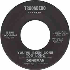 Donoman - You've Been Gone Too Long / I'm The One