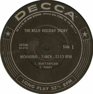 Billie Holiday - The Billie Holiday Story