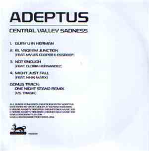 Adeptus - Central Valley Sadness