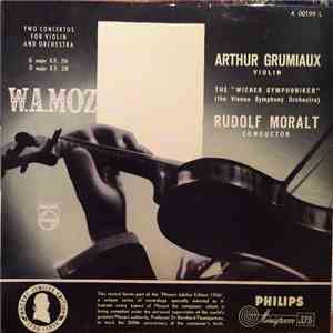 W. A. Mozart — Arthur Grumiaux, Rudolf Moralt, Wiener Symphoniker - Two Con ...