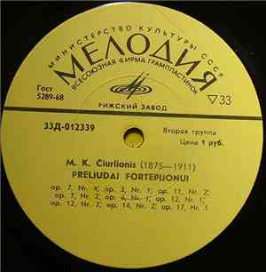 M. K. Čiurlionis - Preliudai Fortepijonui