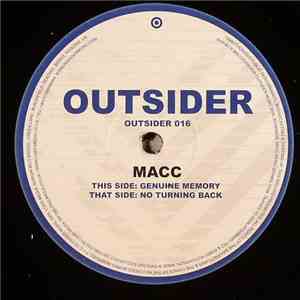 Macc - No Turning Back / Genuine Memory