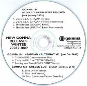 Munk / Headman  / Golden Bug - New Gomma Releases Winter 2008 / 2009