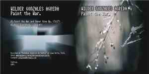 Wilder Gonzales Agreda - Paint The War