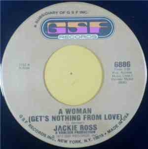 Jackie Ross - A Woman (Get's Nothing From Love)