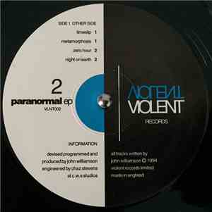 John Williamson  - Paranormal EP