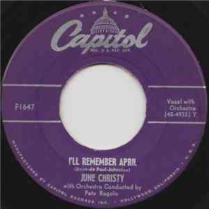 June Christy - I'll Remember April / Get Happy