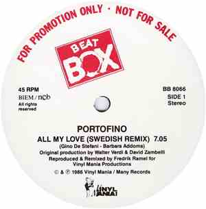 Portofino - All My Love (Swedish Remix)