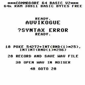 Auvikogue - ? Syntax Error