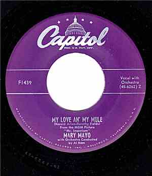 Mary Mayo - My Love An' My Mule