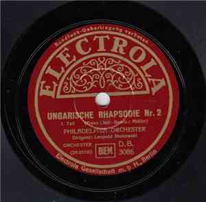 Philadelphia-Orchester Dirigent: Leopold Stokowski - Ungarische Rhapsodie N ...