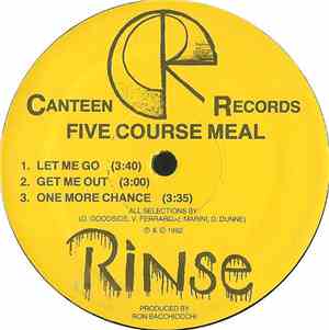 Rinse - Five Course Meal