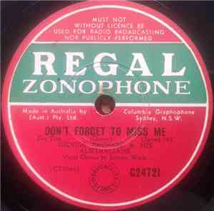 George Trevare & His Australians - Don't Forget To Miss Me / Overcast