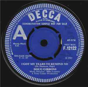 Doug Gibbons - I Got My Tears To Remind Me / I Found Out