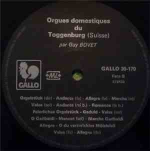 Guy Bovet - Orgues Domestiques Du Toggenburg