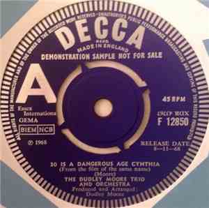 Dudley Moore Trio - 30 Is A Dangerous Age Cynthia