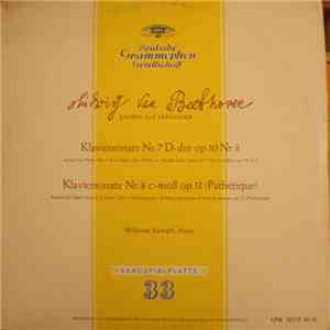 Ludwig Van Beethoven – Wilhelm Kempff - Klaviersonate Nr. 7 D-dur Op. 10 Nr ...