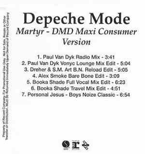 Depeche Mode - Martyr - DMD Maxi Consumer Version