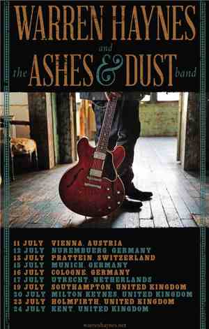 Warren Haynes - The Ashes & Dust World Tour 2016 Utrecht Holland