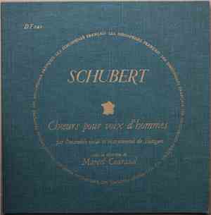 Schubert - Ensemble Vocal Et Instrumental De Stuttgart , Sous La Direction  ...