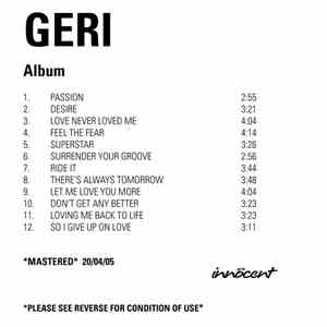 Geri Halliwell - Passion