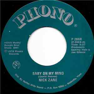 Nick Zane - Baby On My Mind