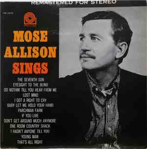 Mose Allison - Mose Allison Sings