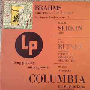 Brahms / Rudolf Serkin , Piano With Fritz Reiner , Conducting The Pittsburg ...