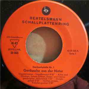 No Artist - Geräuschplatte Nr. 1 - Geräusche Aus Der Natur