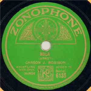 Carson J. Robison - Nola / Tree Top Serenade