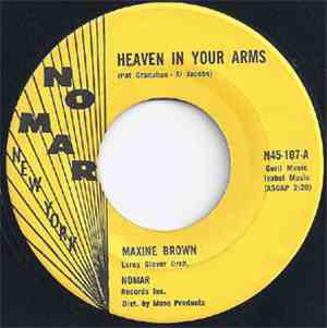 Maxine Brown / Frank And The Flips - Heaven In Your Arms / Maxine's Place   ...